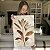 Quadro Decorativo Canvas Ramos Folhas em Tons Terrosos Vertical - Imagem 4