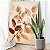 Quadro Decorativo Canvas Ramos Folhas em Tons Terrosos Vertical - Imagem 1