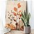Quadro Decorativo Canvas Folhas em Tons Terrosos Vertical - Imagem 1