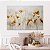 Quadro Decorativo Canvas Pintura Flores Douradas Horizontal - Imagem 5