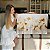 Quadro Decorativo Canvas Pintura Flores Douradas Horizontal - Imagem 7