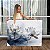 Quadro Decorativo Canvas Composição Flores de Lótus Brancas Horizontal - Imagem 1