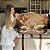 Quadro Decorativo Canvas Animais Pintura Casal de Cisnes com Rosas Horizontal - Imagem 7