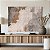Quadro Decorativo Canvas Abstrato Pintura Tons Terrosos com Linhas Verticais Horizontal - Imagem 5