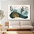 Quadro Decorativo Canvas Pintura Abstrata Folhagem Horizontal - Imagem 5