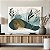 Quadro Decorativo Canvas Pintura Abstrata Folhagem Horizontal - Imagem 3