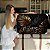 Quadro Decorativo Canvas Folhagem Preta e Dourada Fundo Preto Horizontal - Imagem 7