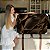 Quadro Decorativo Canvas Folhas Pretas e Douradas Fundo Preto Horizontal - Imagem 7