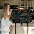 Quadro Decorativo Canvas Folhas Pretas e Douradas Fundo Preto Horizontal - Imagem 7