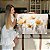 Quadro Decorativo Canvas Pintura Floral Papoulas Douradas Horizontal - Imagem 7