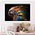 Quadro Decorativo Canvas Animais Pássaro Colorido Estilizado Horizontal - Imagem 5