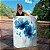 Quadro Decorativo Canvas Pintura Floral Par de Papoulas Azuis Vertical - Imagem 6