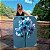 Quadro Decorativo Canvas Flores Tons de Azul e Lilás Vertical - Imagem 6