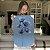 Quadro Decorativo Canvas Floral Grupo de Papoulas Azuis Vertical - Imagem 4