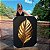 Quadro Decorativo Canvas Folha Dourada Golden Fundo Preto Vertical - Imagem 6