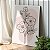 Quadro Decorativo Canvas Ilustração de Flores em Fundo Claro Vertical - Imagem 3