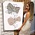 Quadro Decorativo Canvas Flor Traços Minimalistas Fundo Claro Vertical - Imagem 5