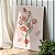 Quadro Decorativo Canvas Tulipas Traços Minimalistas e Tons Terrosos Vertical - Imagem 2