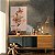 Quadro Decorativo Canvas Flores Traços MInimalistas Tons Terrosos Vertical - Imagem 2