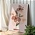 Quadro Decorativo Canvas Flores Traços MInimalistas Tons Terrosos Vertical - Imagem 3