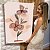 Quadro Decorativo Canvas Flores Traços MInimalistas Tons Terrosos Vertical - Imagem 5