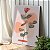 Quadro Decorativo Canvas Botão Floral Traços Minimalistas Vertical - Imagem 2