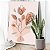 Quadro Decorativo Canvas Tulipas Traços MInimalistas Tons Terrosos Vertical - Imagem 2