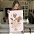 Quadro Decorativo Canvas Tulipas Traços MInimalistas Tons Terrosos Vertical - Imagem 4