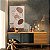 Quadro Decorativo Canvas Rosto Traços Minimalistas Formas Tons Terrosos Vertcal - Imagem 3