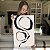 Quadro Decorativo Canvas Pintura Abstrata Pinceladas Pretas Vertical - Imagem 4