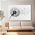 Quadro Decorativo Canvas Dente de Leão ao Vento Preto e Branco Horizontal - Imagem 4