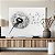Quadro Decorativo Canvas Dente de Leão ao Vento Preto e Branco Horizontal - Imagem 3