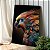 Quadro Decorativo Canvas Animais Pássaro Colorido Estilizado Vertical - Imagem 4
