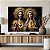Quadro Decorativo Canvas Religioso Sagrado Coração de Jesus e Maria Horizontal - Imagem 4