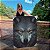 Quadro Decorativo Canvas Animais Lobo Cinzento Olhos Amarelos Vertical - Imagem 1