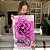 Quadro Decorativo Canvas Nórdico Elegante Floral com Rosa Vertical - Imagem 4