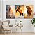 Quadro Decorativo Canvas Trio Animais Cavalos Colorido - Imagem 5