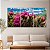 Quadro Decorativo Canvas Trio Floral Cactos com Flor Rosa - Imagem 3