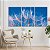 Quadro Decorativo Canvas Trio Composição Dentes de Leão em Fundo Azul - Imagem 2