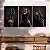 Quadro Decorativo Canvas Trio Composição Mãos com Joias de Ouro - Imagem 5