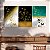 Quadro Decorativo Canvas Trio Abstrato Moderno Estilo Nórdico com Borboletas - Imagem 4