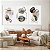 Quadro Decorativo Canvas Trio Formas Abstratas Tons Terrosos - Imagem 4