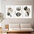 Quadro Decorativo Canvas Trio Formas Abstratas Tons Terrosos - Imagem 1