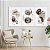 Quadro Decorativo Canvas Trio Formas Abstratas Tons Terrosos - Imagem 5