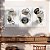 Quadro Decorativo Canvas Trio Formas Abstratas Tons Terrosos - Imagem 3