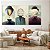 Quadro Decorativo Canvas Trio Obras de Arte Surrealistas - Imagem 3