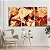 Quadro Decorativo Canvas Trio Pinturas Abstratas em Tons Terrosos - Imagem 3