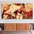 Quadro Decorativo Canvas Trio Pinturas Abstratas em Tons Terrosos - Imagem 2