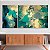 Quadro Decorativo Canvas Trio Pinturas Abstratas com Cores Frias - Imagem 5