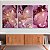 Quadro Decorativo Canvas Trio Pinturas Abstratas em Tons de Roxo - Imagem 4